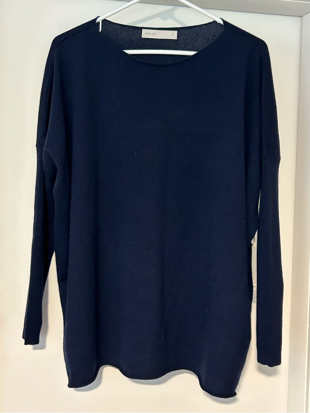NWT Studio 412 fourTWELVE 100% Cashmere Sweater